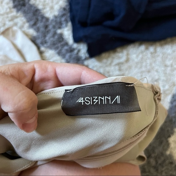 4SI3NNA Silk Halter Slip Dress - Picture 7 of 11